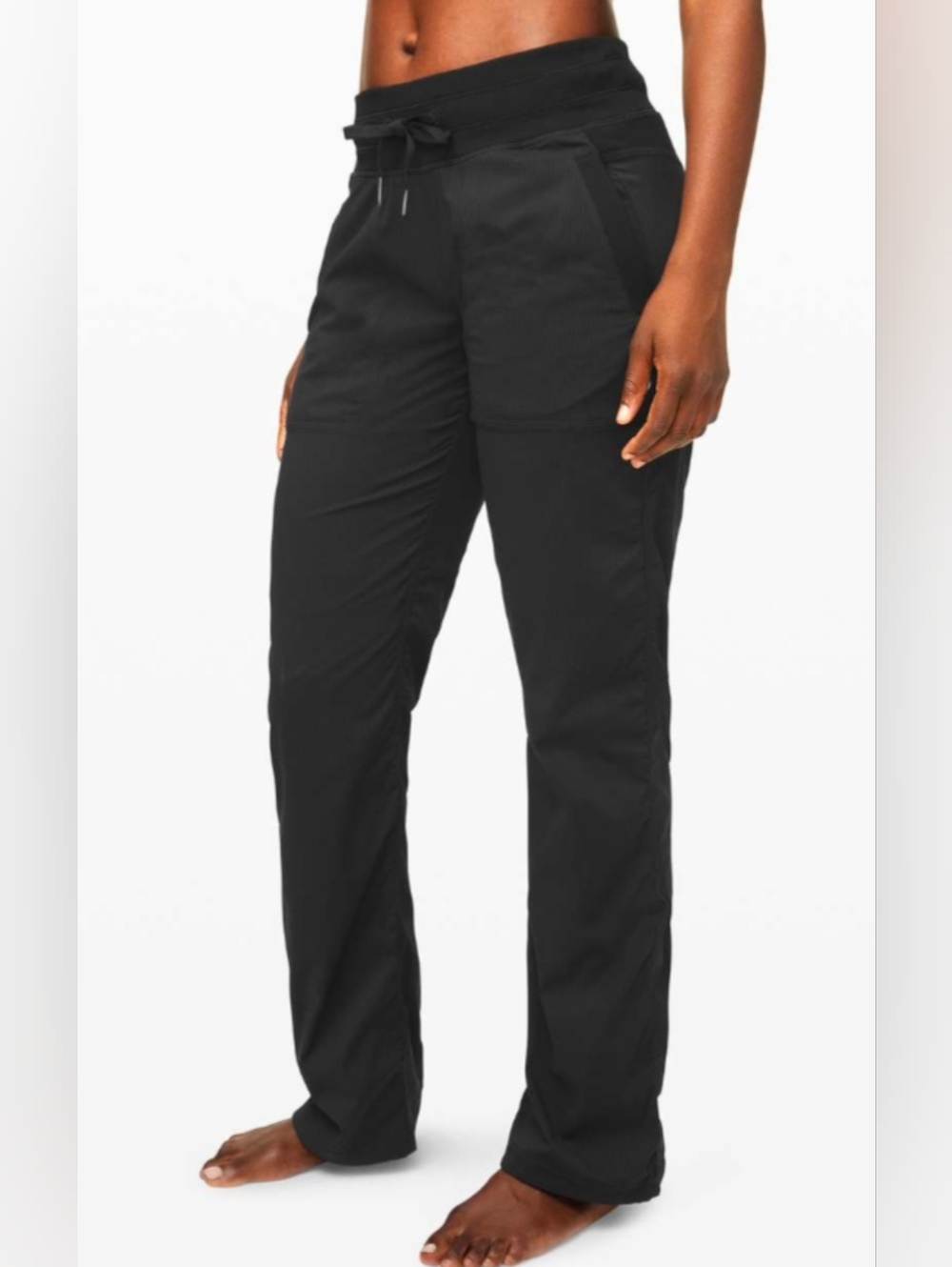 lululemon athletica Black Slim Drawstring Joggers